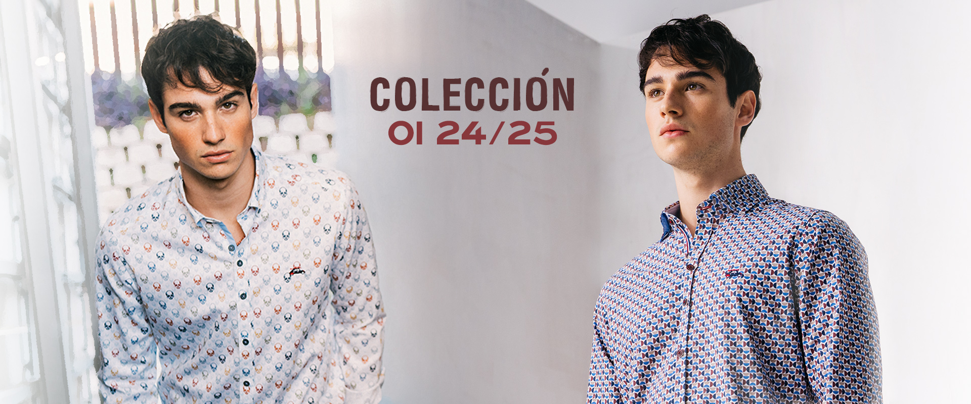 camisas estampadas hombre